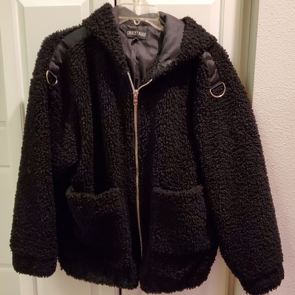 Current Mood teddy jacket